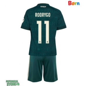 Real Madrid Rodrygo Goes #11 Replika Babytøj Udebanesæt Børn 2026-27 Kortærmet (+ Korte bukser)